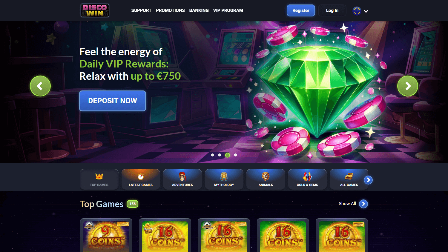Discowin Casino – Home Page